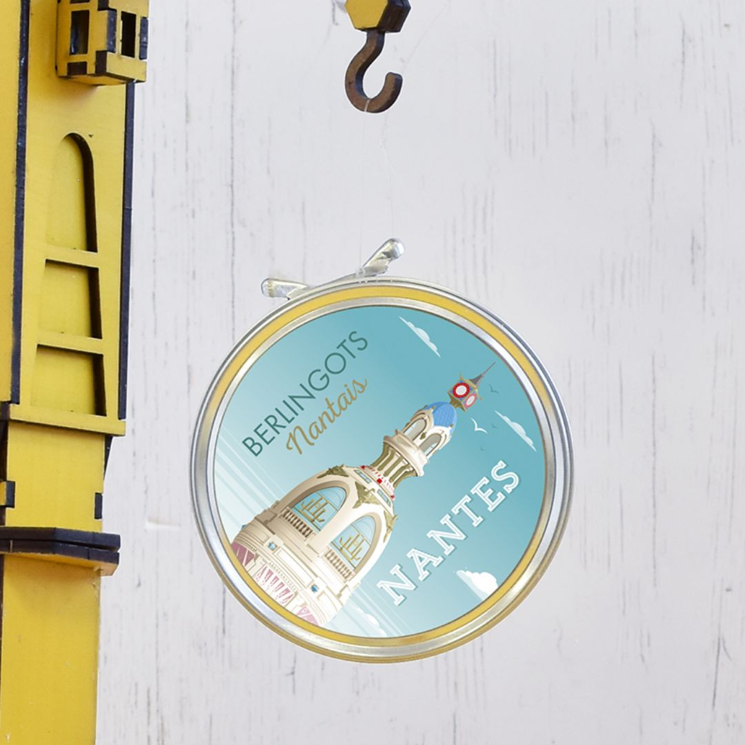 Achat Boîte ronde cirage impression Nantes tour LU berlingots nantais en ligne 3 