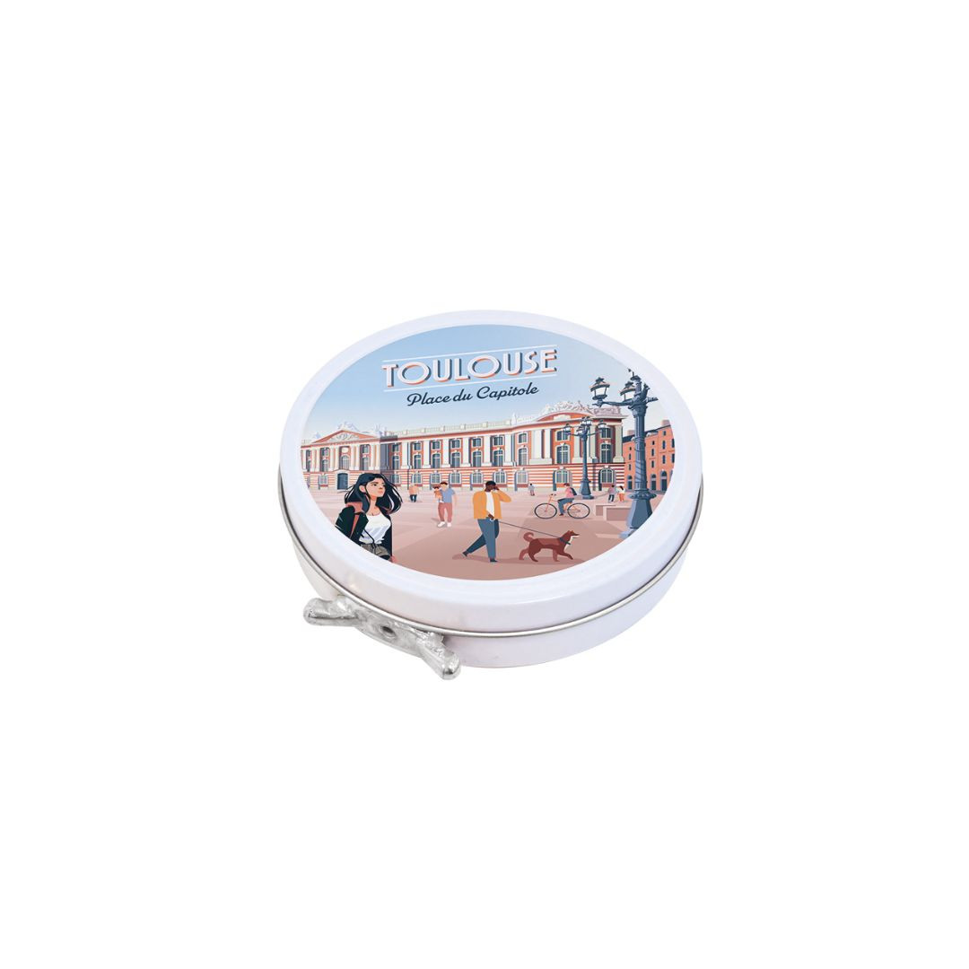Achat Boîte cirage ronde Toulouse place du capitole sucre cuit violettes en ligne 1 