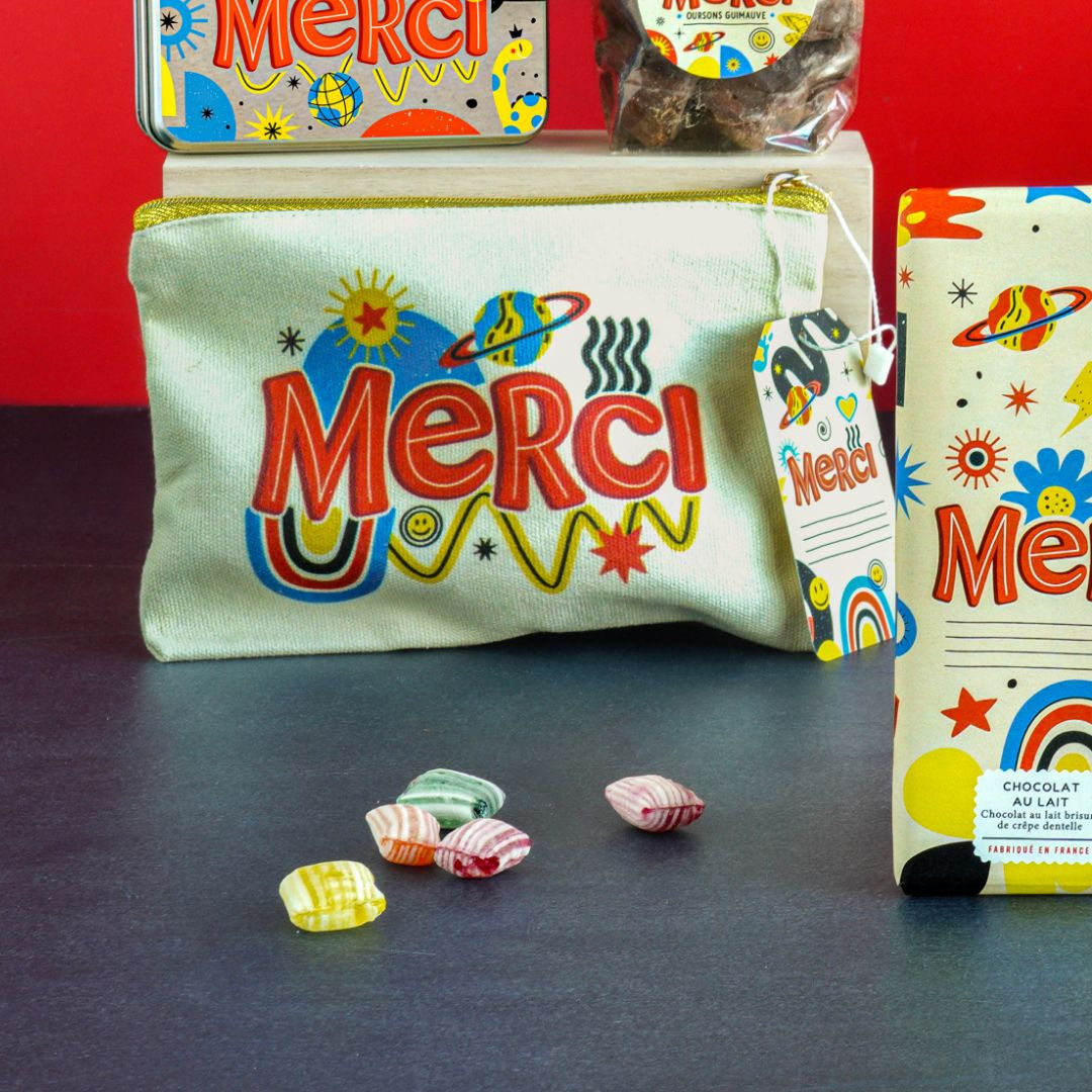 Achat Pochette Merci berlingots saveurs du verger en ligne 3 