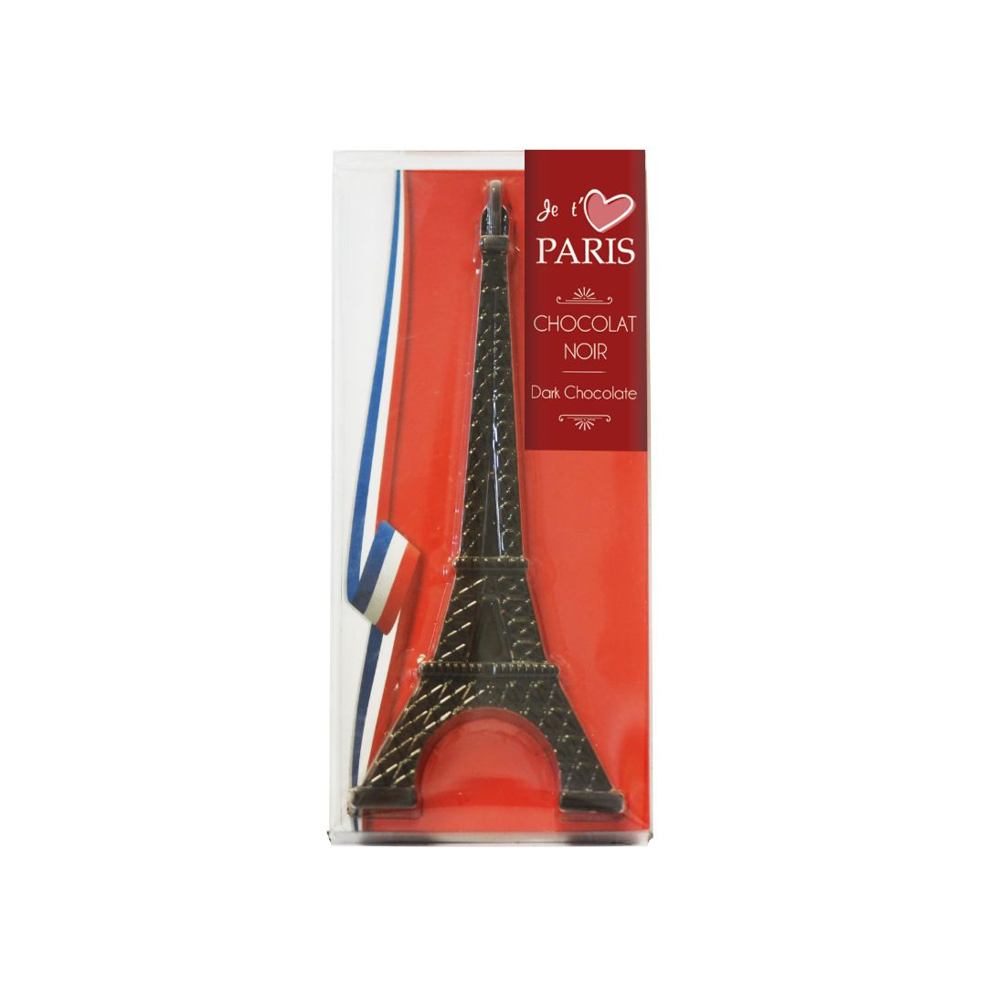 Achat Présentoir je t'aime Paris 12 tablettes tour Eiffel chocolat noir en ligne 1 