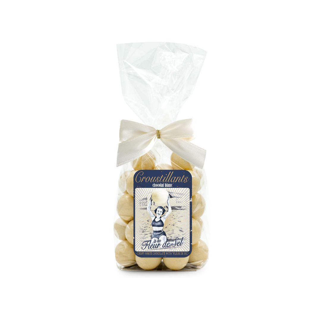 Achat Petit sachet petite fleur de sel croustillants chocolat blanc en ligne 1 