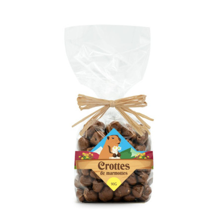 Sachet crottes de marmotte gourmandise chocolatée