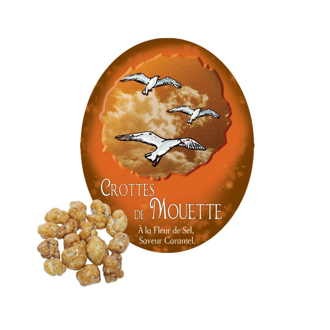 Achat Vrac Crottes de mouette + étiquette visuelle ovale en ligne 1 