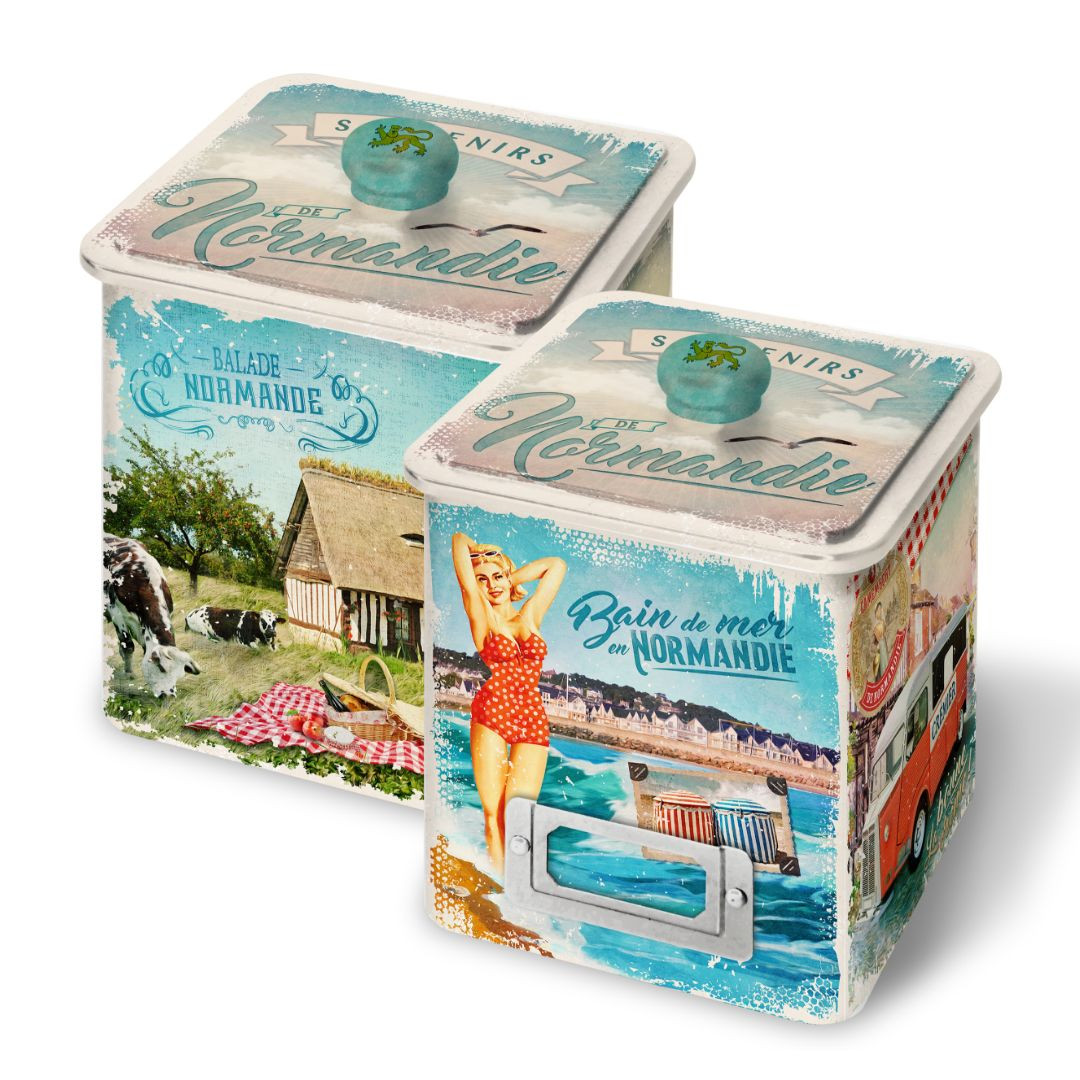 Achat Boîte collector Normandie vintage grands sablés normands en ligne 1 
