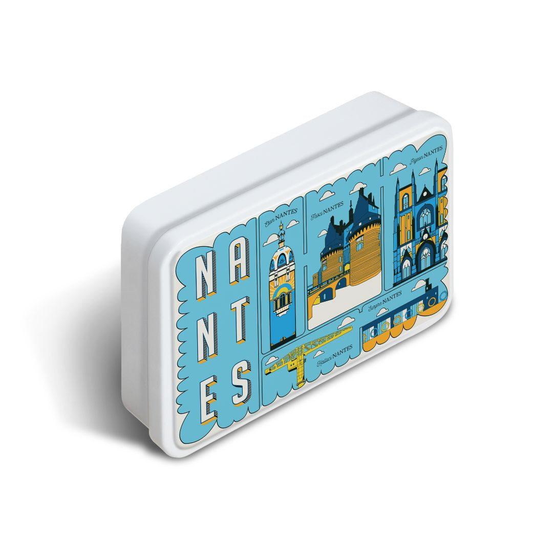 Achat Boîte plate illustration Nantes grandes galettes en ligne 1 
