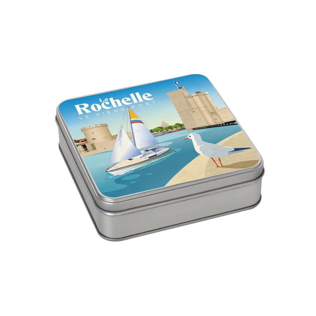 Achat Boîte carrée La Rochelle galettes charentaises en ligne 1 