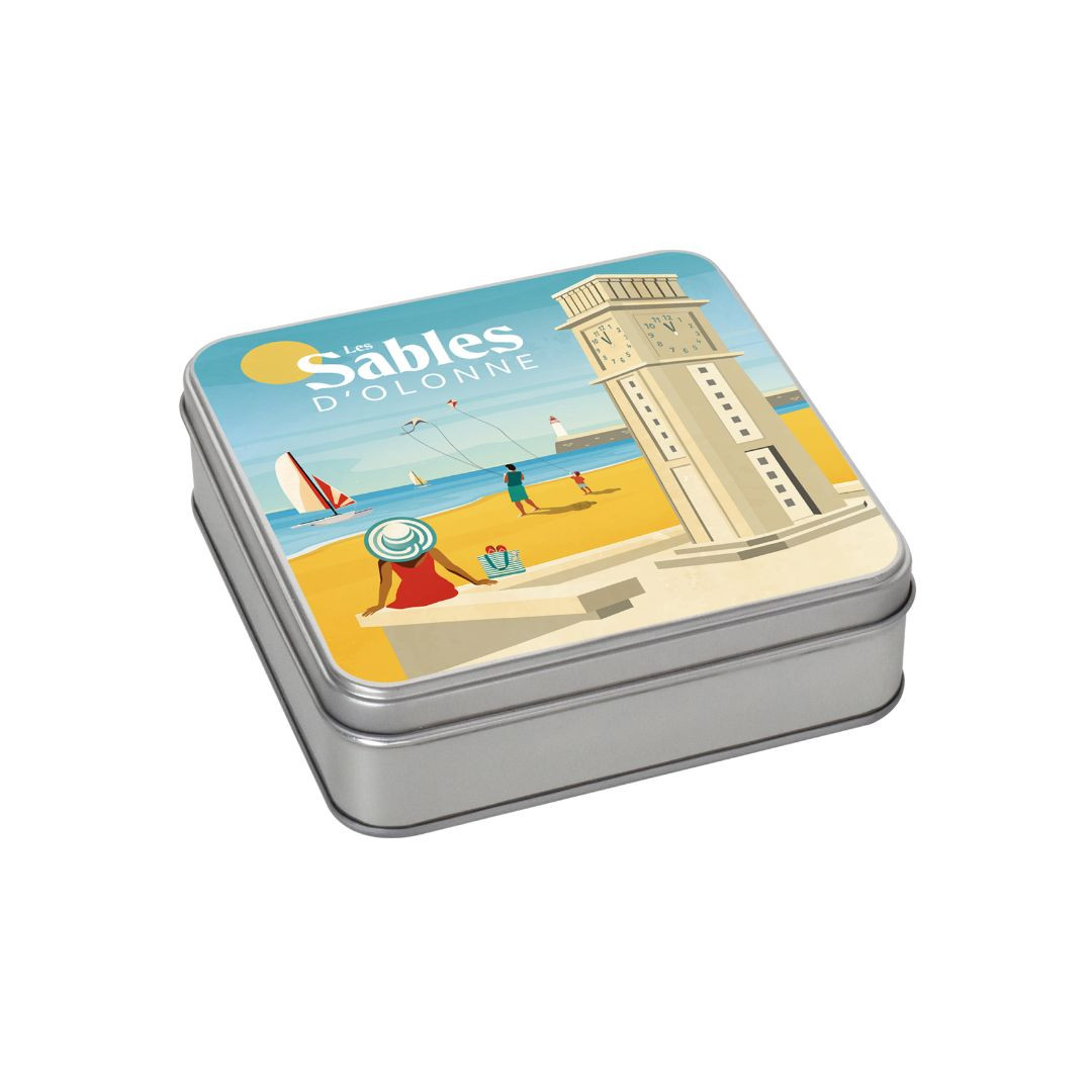 Achat Boîte carrée Les Sables d'Olonne galettes vendéennes en ligne 1 