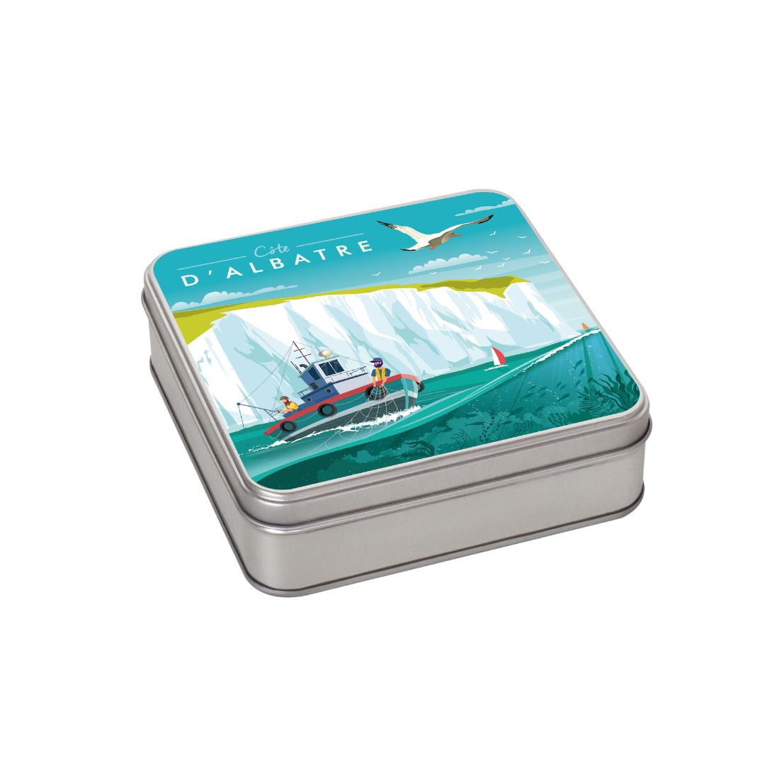 Achat Boîte carrée côte d'Albâtre sablés normands en ligne 1 