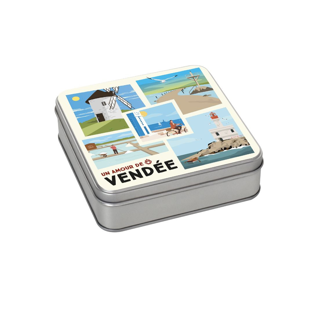 Achat Boîte carrée Amour de Vendée galettes vendéennes en ligne 1 