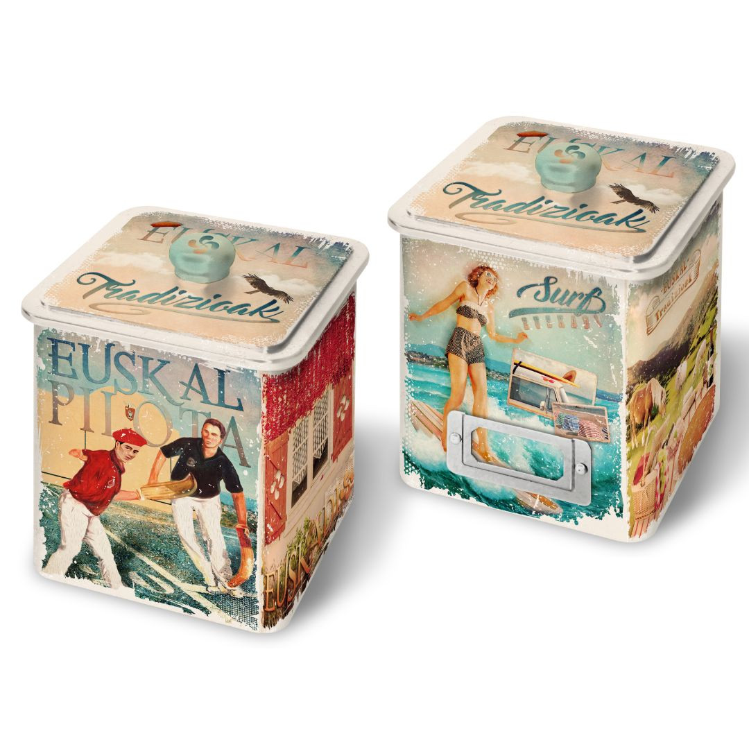 Achat Boîte collector EUSKAL vintage grandes galettes en ligne 1 