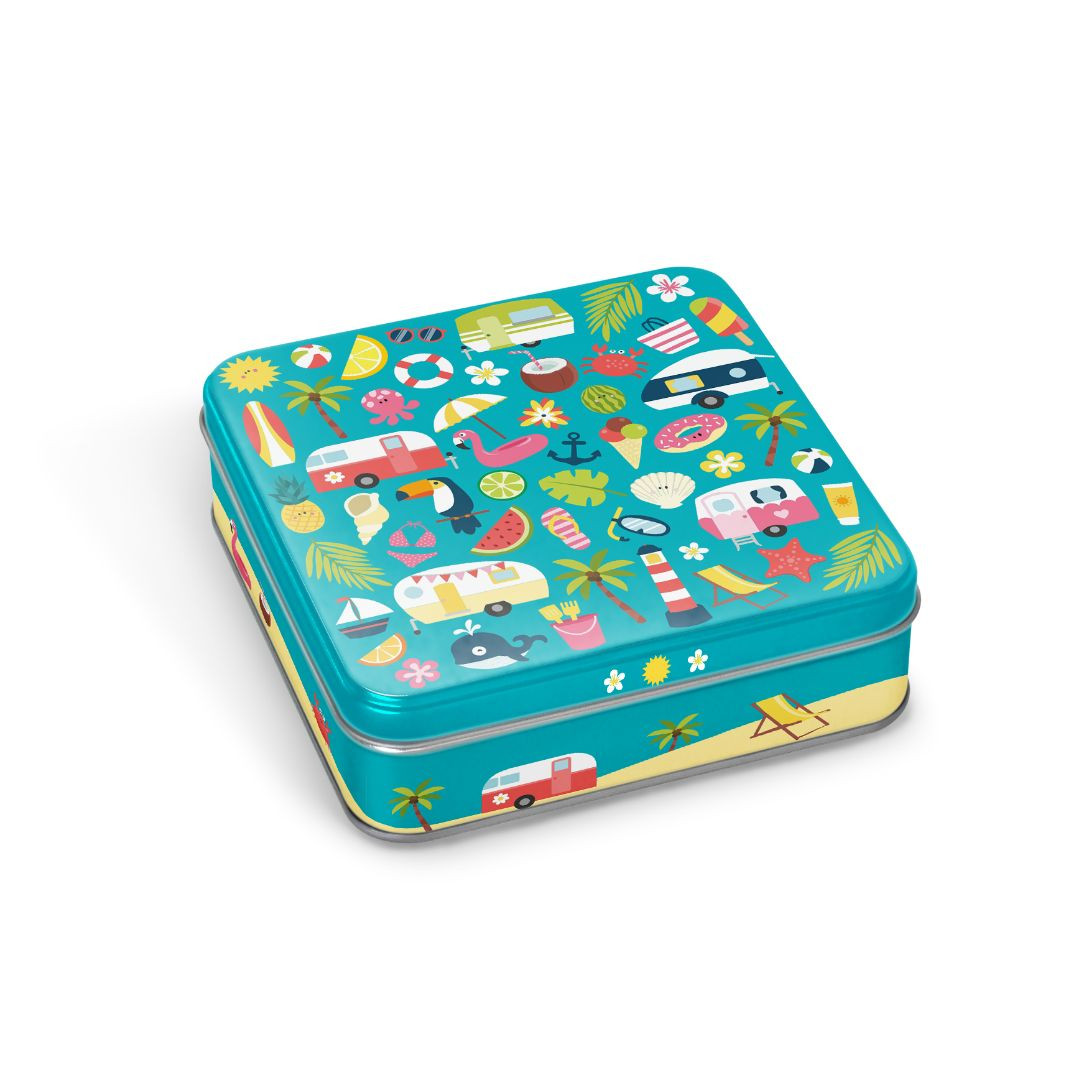 Achat Boîte carrée summer Lali galettes pur beurre en ligne 1 