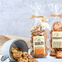 Sachet sablés aux pépites de caramel