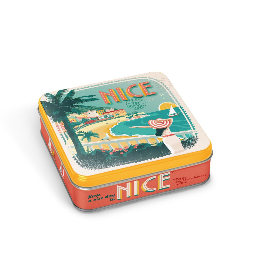 Achat Boîte carrée Nice baie des anges galettes nature en ligne 1 