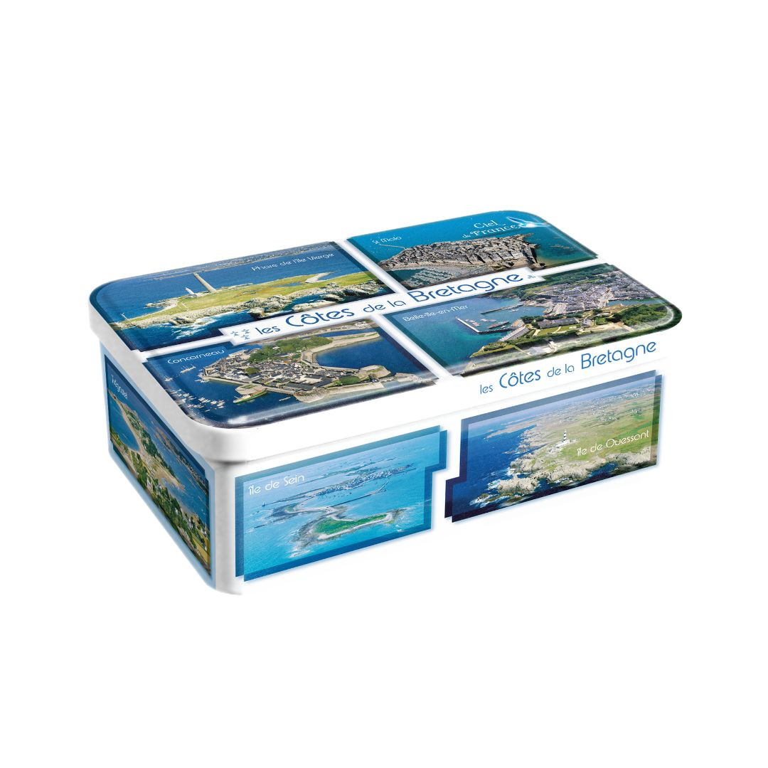 Achat Boîte sucre les côtes de Bretagne assortiment breton palets et galettes en ligne 1 