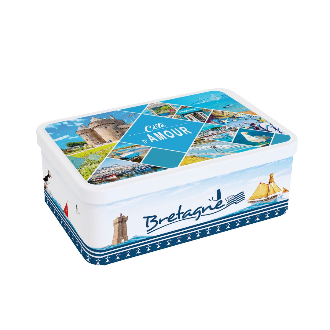 Achat Boîte sucre côte d'Amour Bretagne assortiment breton palets et galettes en ligne 1 