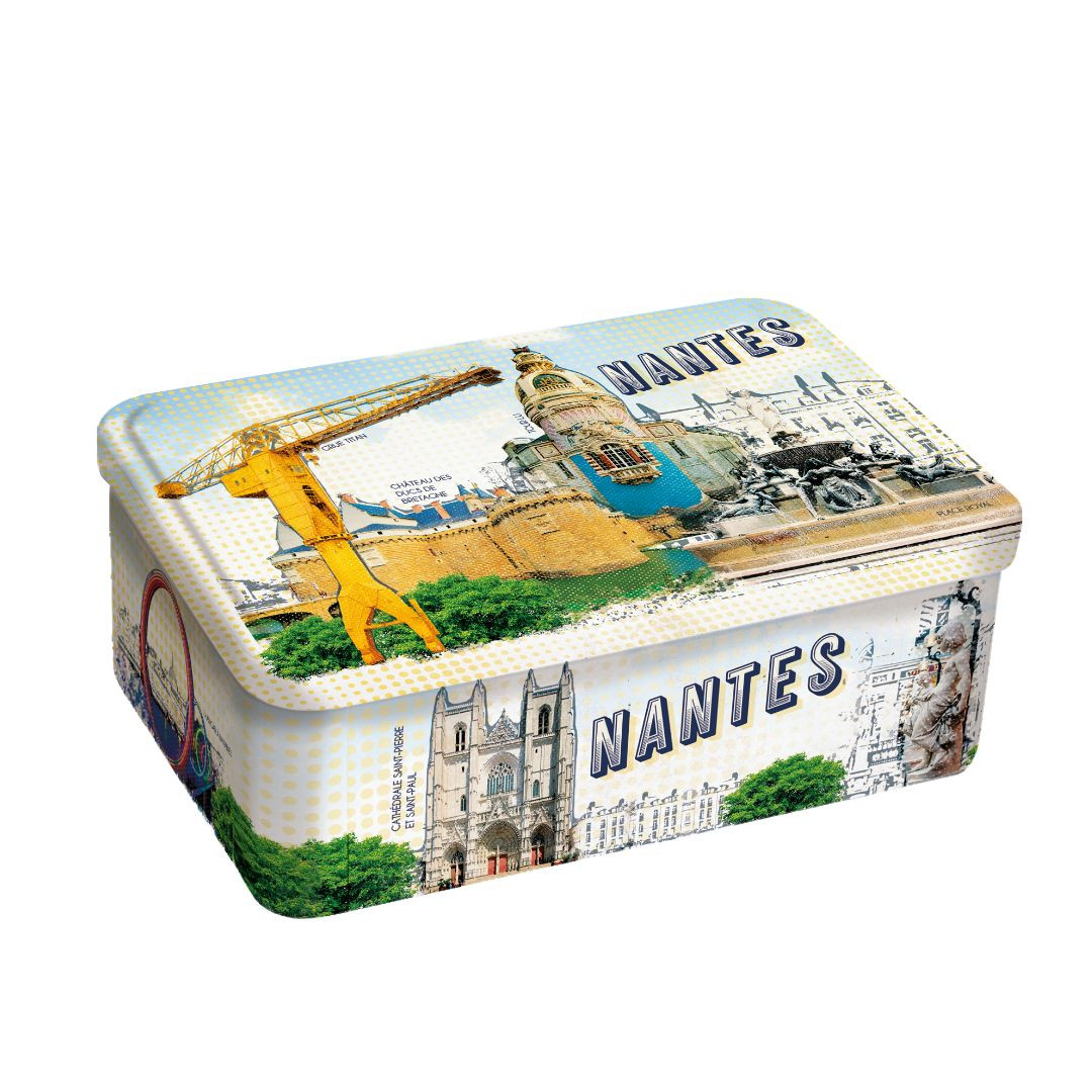 Achat Boîte sucre Nantes monuments assortiment palets et galettes en ligne 1 