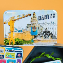 Boîte sucre Nantes monuments assortiment palets et galettes