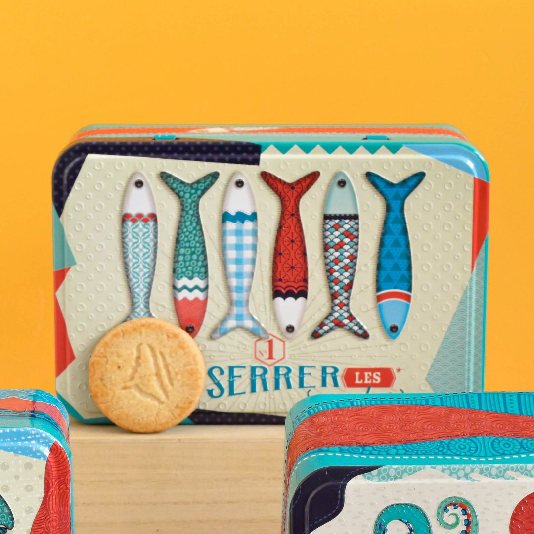 Achat Boîte sucre poissons patchwork assortiment palets et galettes en ligne 3 