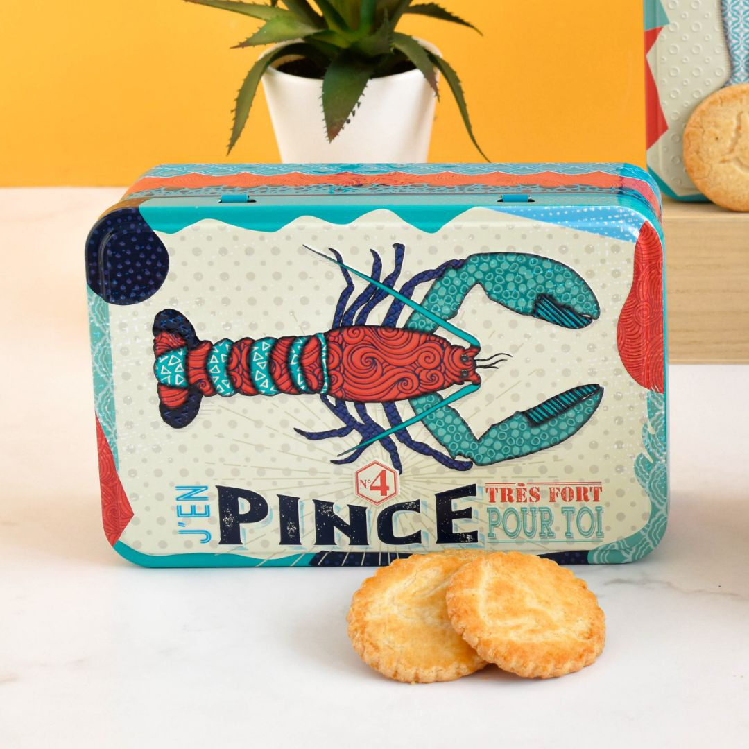 Achat Boîte sucre homard patchwork assortiment palets et galettes en ligne 3 