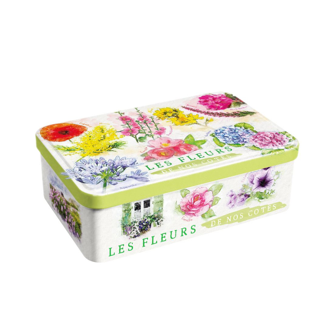 Achat Boîte sucre fleurs de nos côtes assortiment palets et galettes en ligne 1 