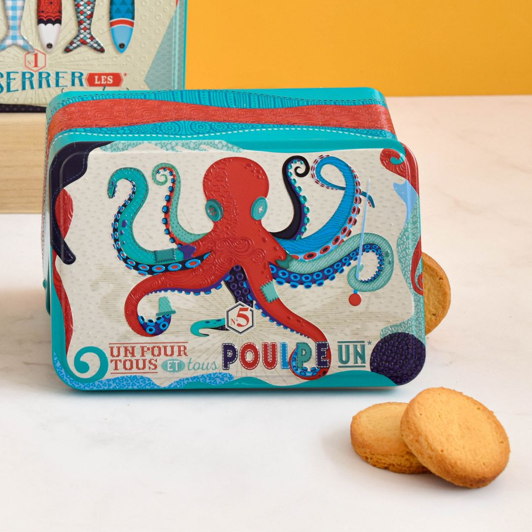 Achat Boîte sucre poulpe patchwork assortiment palets et galettes en ligne 3 