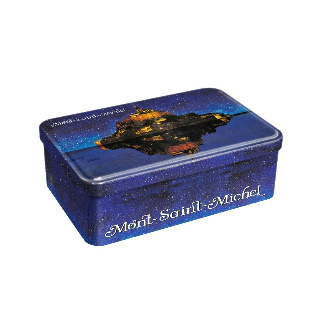 Achat Boîte sucre Mont-Saint-Michel nuit assortiment palets et galettes en ligne 1 