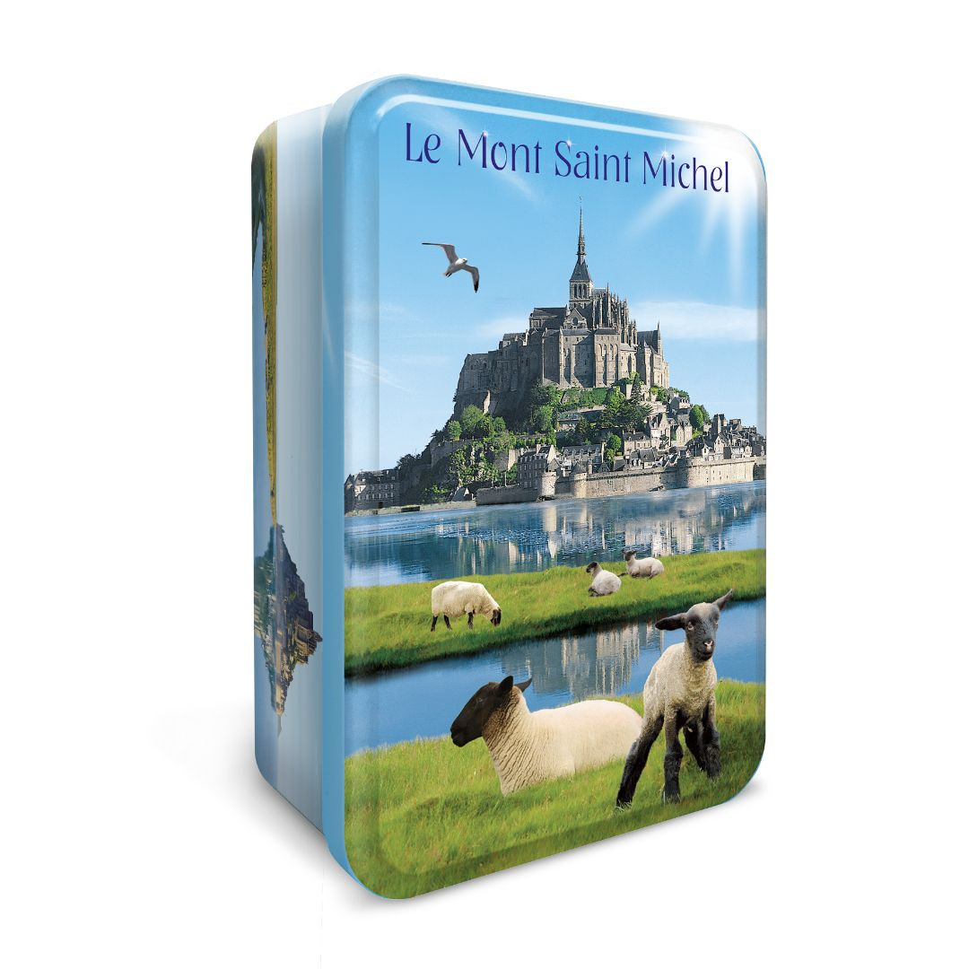 Achat Boîte sucre Mont-Saint-Michel mouton assortiment palets et galettes en ligne 1 