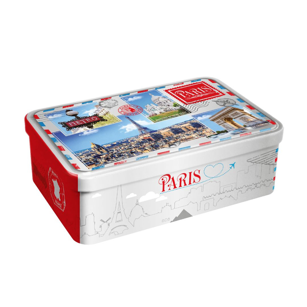 Achat Boîte sucre Paris carte postale assortiment palets et galettes en ligne 1 