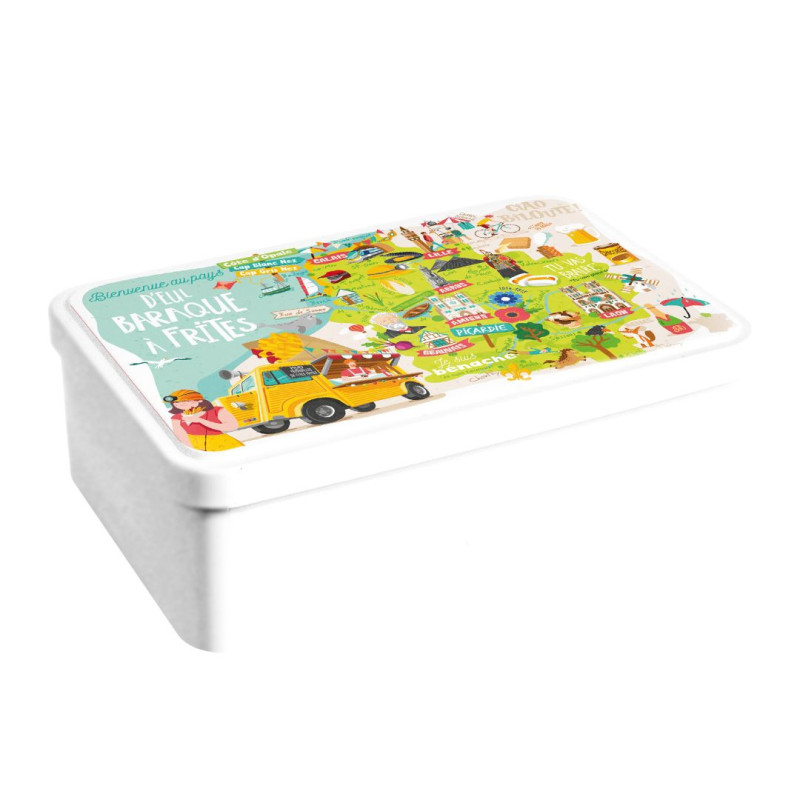 Boîte sucre EUL baraques à frites assortiment palets et galettes