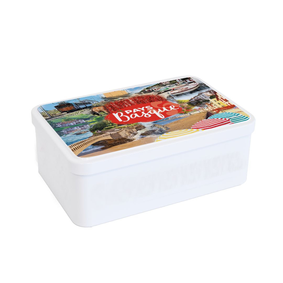 Achat Boîte sucre multivues Pays Basques rouge assortiment palets et galettes en ligne 1 