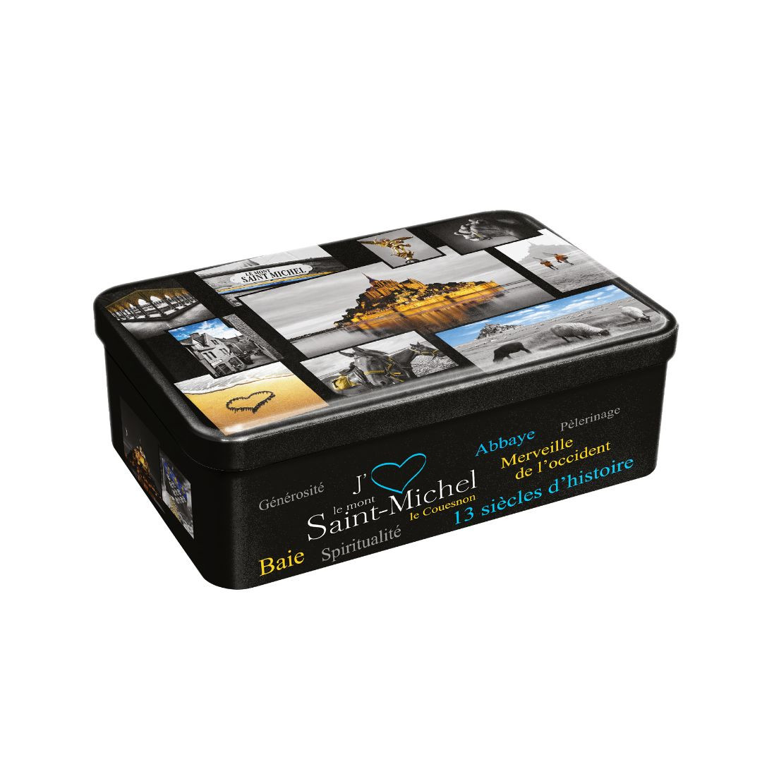 Achat Boîte sucre j'aime le Mont-Saint-Michel sablés normands en ligne 1 
