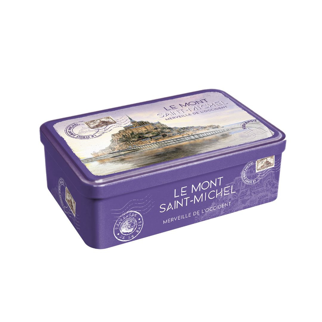 Achat Boîte sucre Mont-Saint-Michel merveille de l'occident sablés normands en ligne 1 