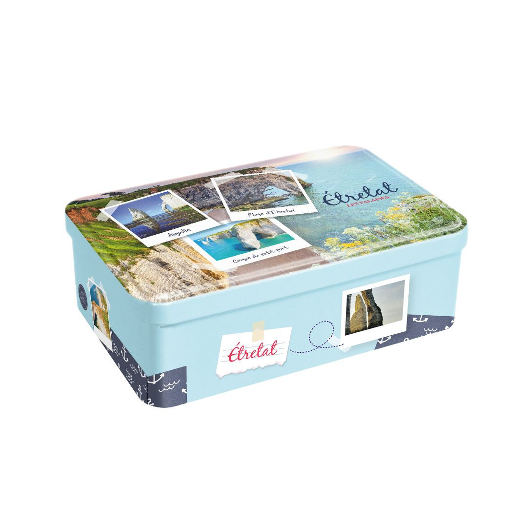 Achat Boîte sucre Étretat les falaises sablés normands en ligne 1 
