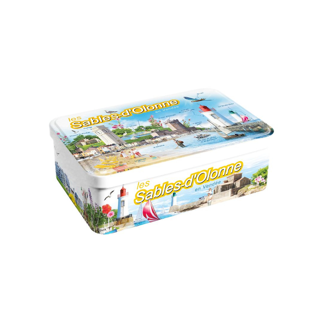 Achat Boîte sucre curiosité des Sables d'Olonne galettes vendéennes en ligne 1 