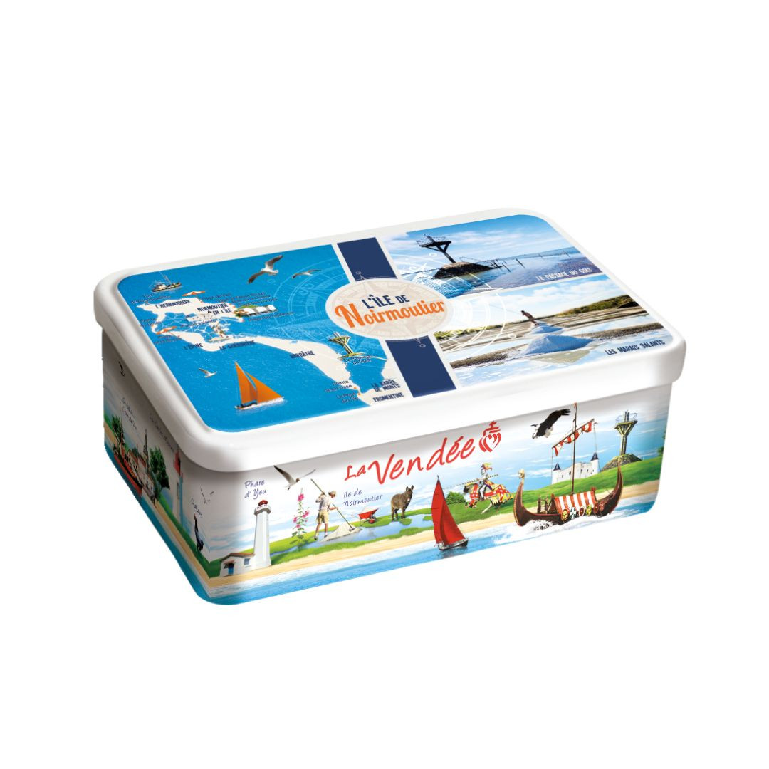 Achat Boîte sucre l'île de Noirmoutier galettes vendéennes en ligne 1 