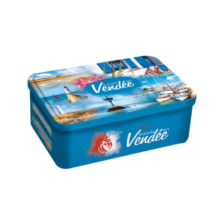 Boîte sucre multivues Vendée galettes vendéennes
