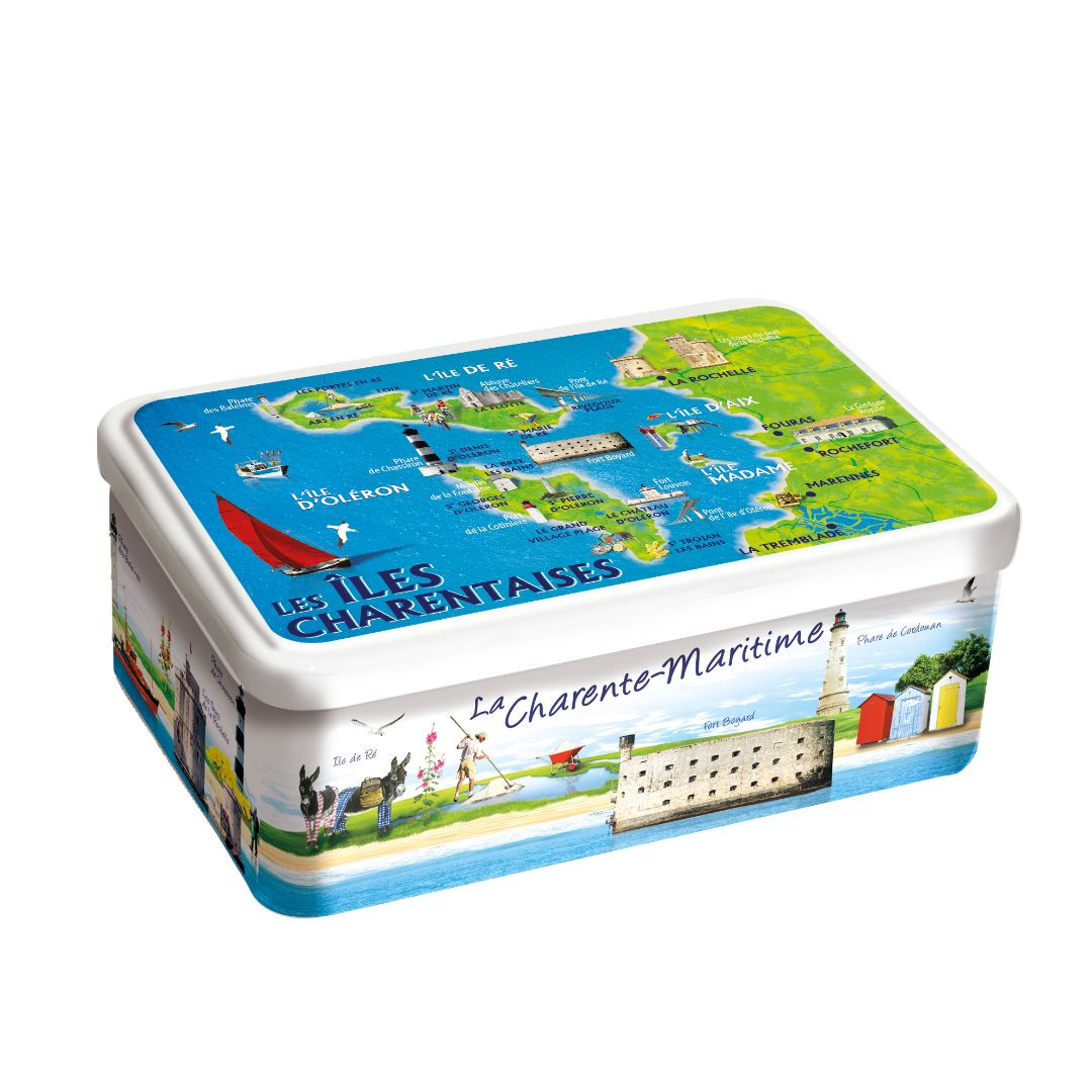Achat Boîte sucre Les îles Charentaises galettes charentaises en ligne 1 