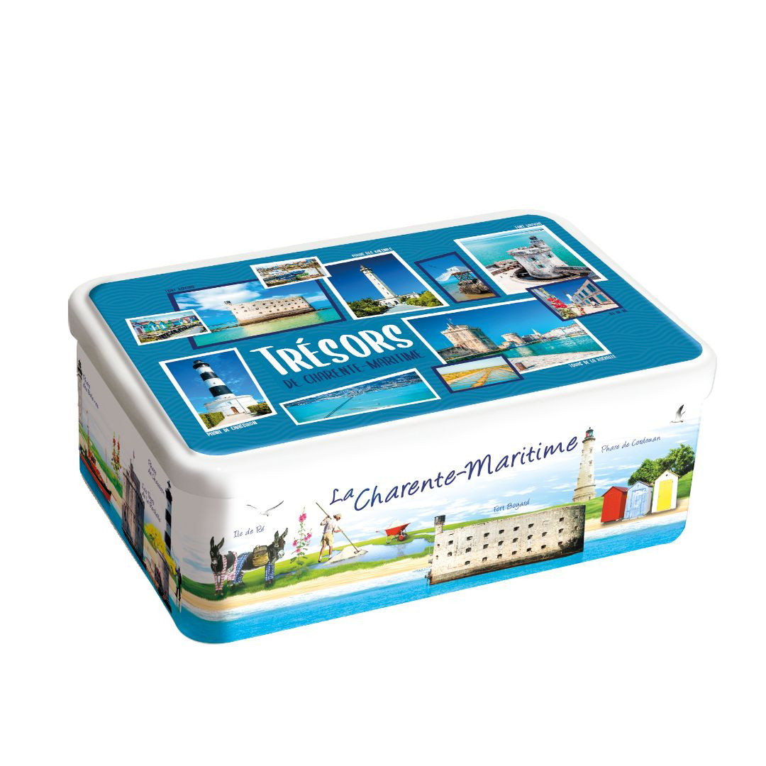 Achat Boîte sucre trésors de Charente-Maritime galettes charentaises en ligne 1 