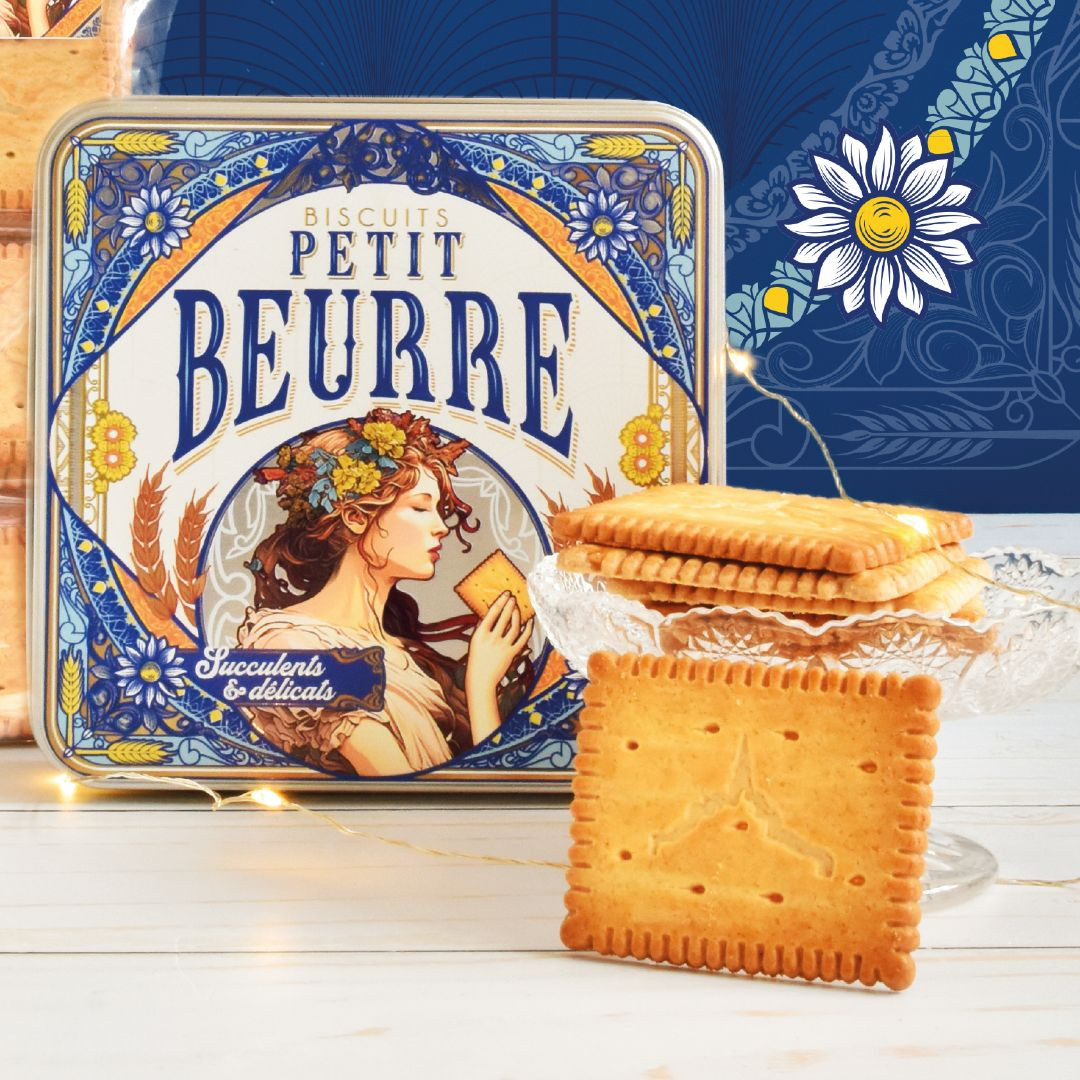Achat Boîte carrée petit beurre Les délices de la belle époque en ligne 3 