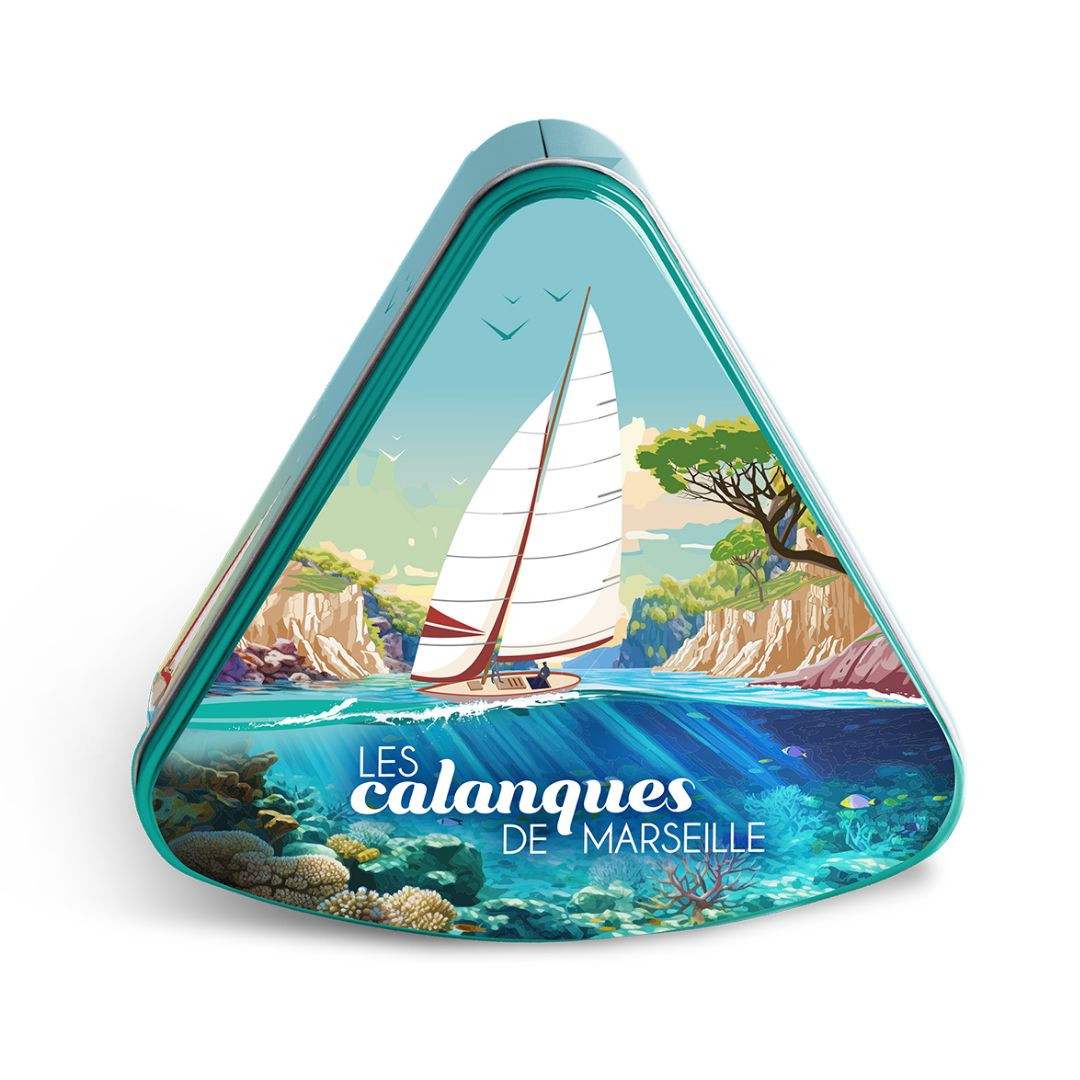 Achat Boîte triangle calanques de Marseille canistrelli en ligne 1 
