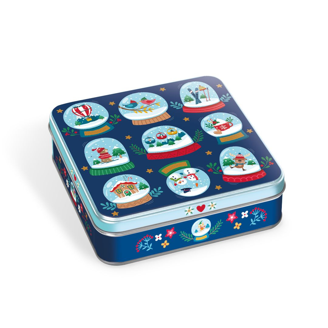 Achat Boîte carrée boules à neige galettes pur beurre en ligne 1 