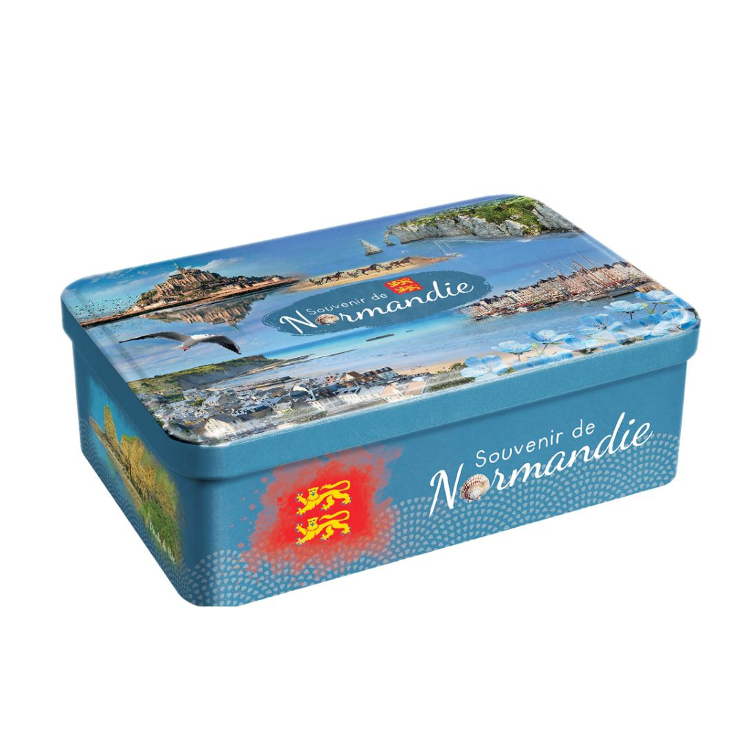 Achat Boîte sucre multivues Normandie mer sablés normands en ligne 1 