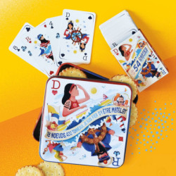 Boite carrée jeu de cartes galette pur beurre