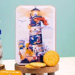 Boîte sucre phare assortiment breton palets et galettes