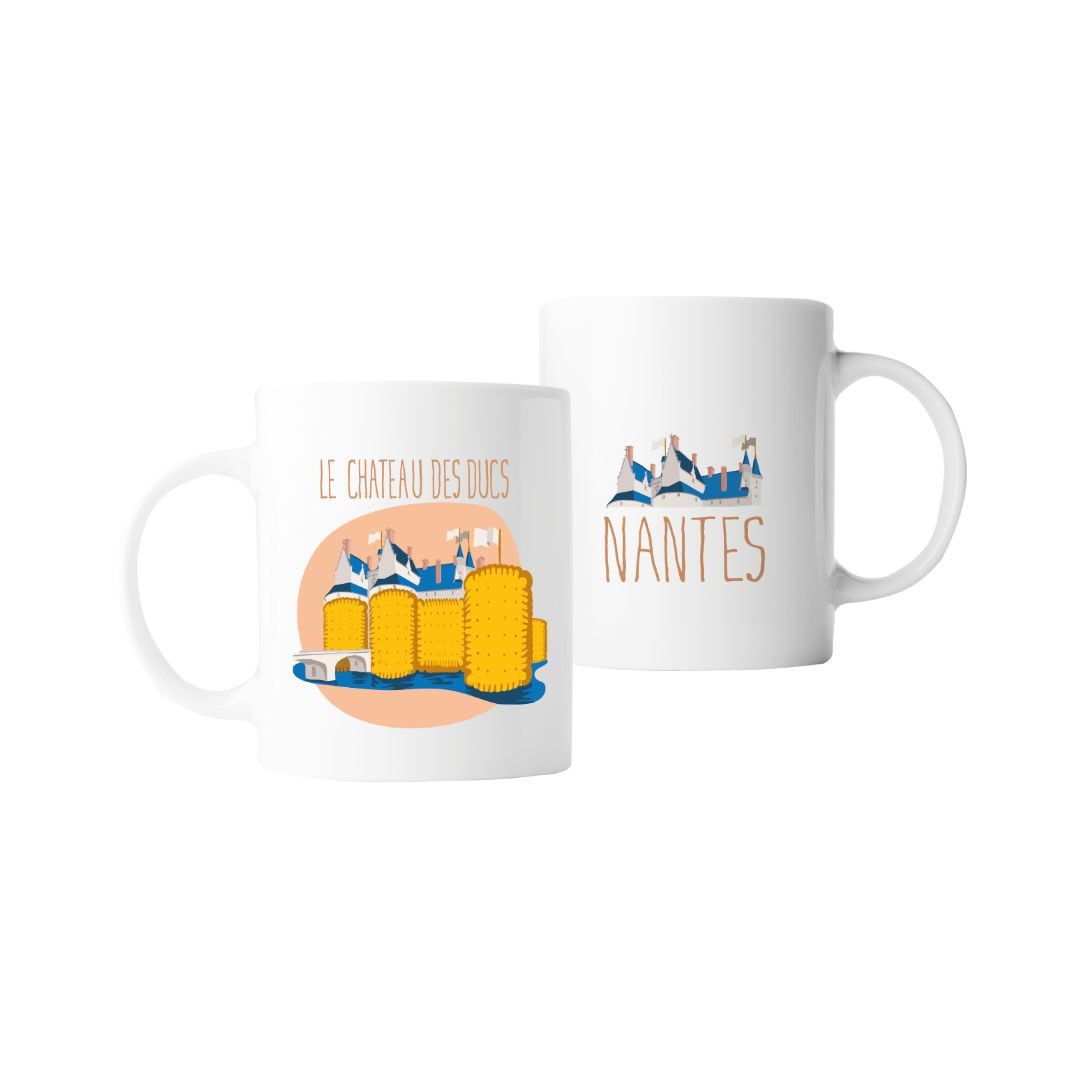 Achat Mug vide Nantes petit beurre le château des ducs en ligne 1 