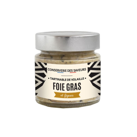 Tartinable de volailles au foie gras et figues