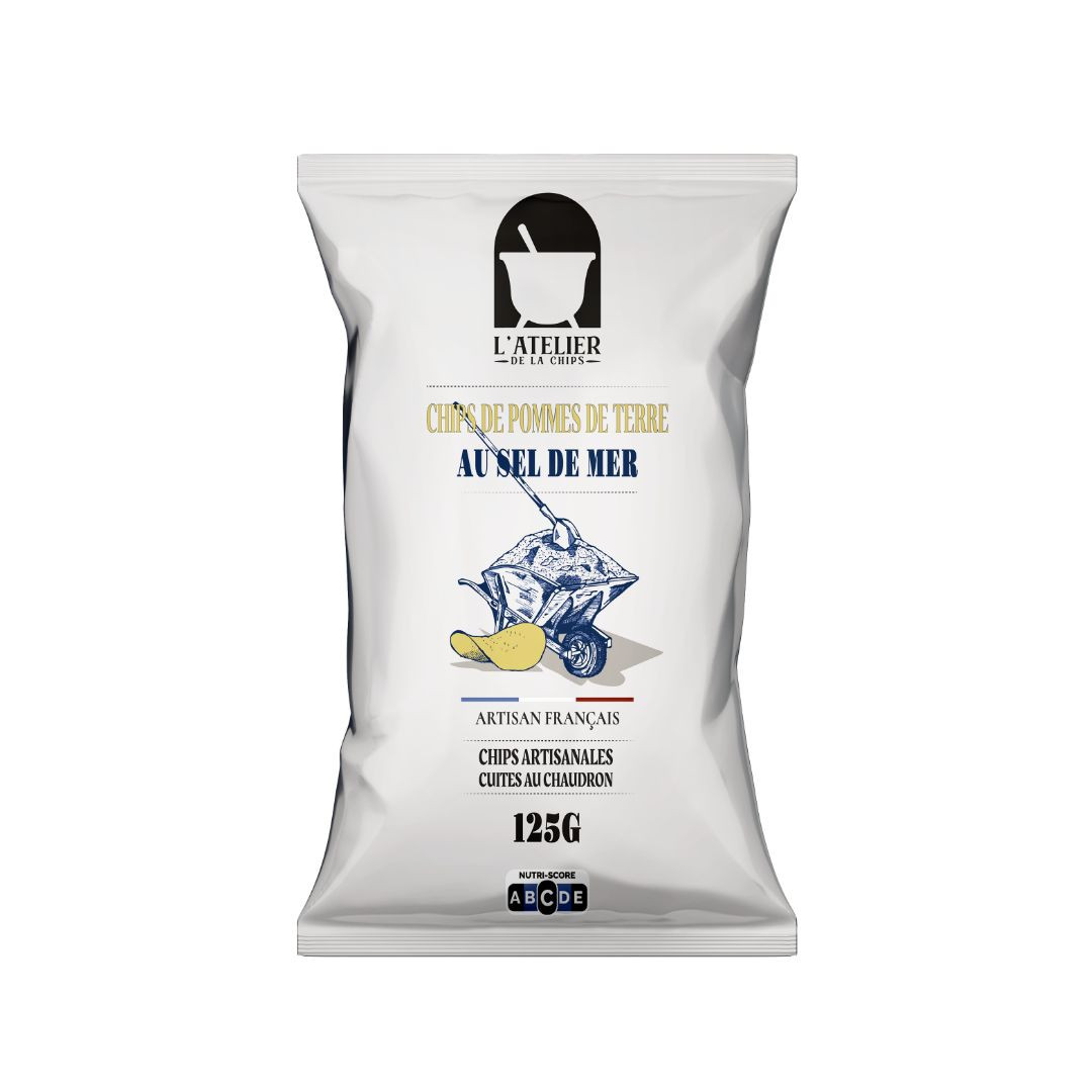Achat Chips assaisonnées au sel de mer 125g en ligne 1 