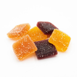 Boîte sapin assortiment de pâtes de fruits