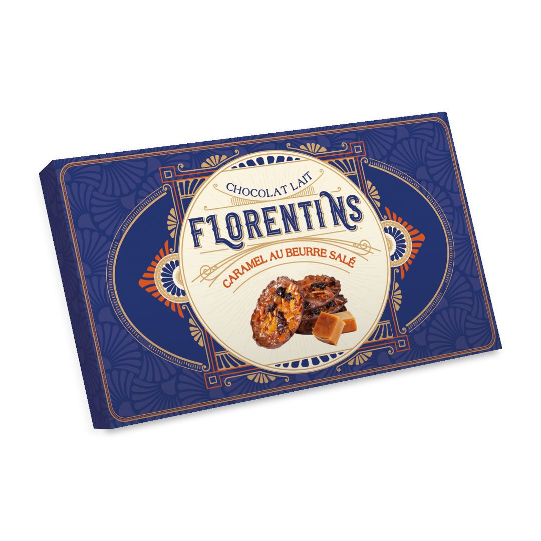 Achat Etui douze florentins chocolat lait caramel au beurre salé en ligne 1 
