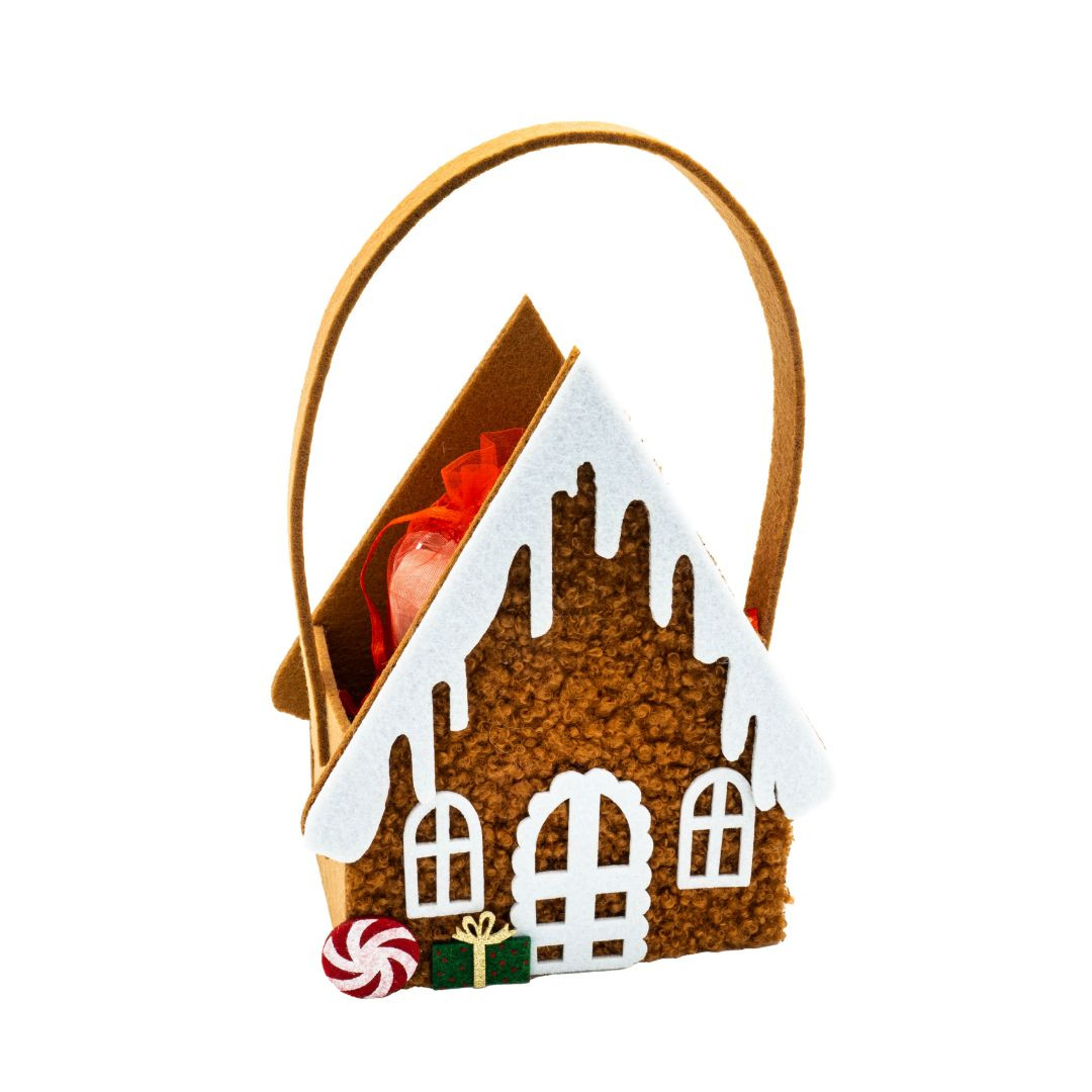 Achat Sac feutrine maison marron oursons guimauve en ligne 1 